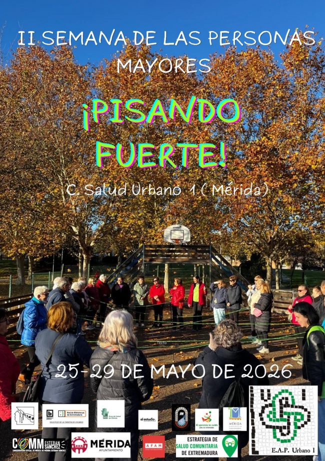El Centro de Salud Urbano I de Mérida celebra la II Semana de las Personas Mayores