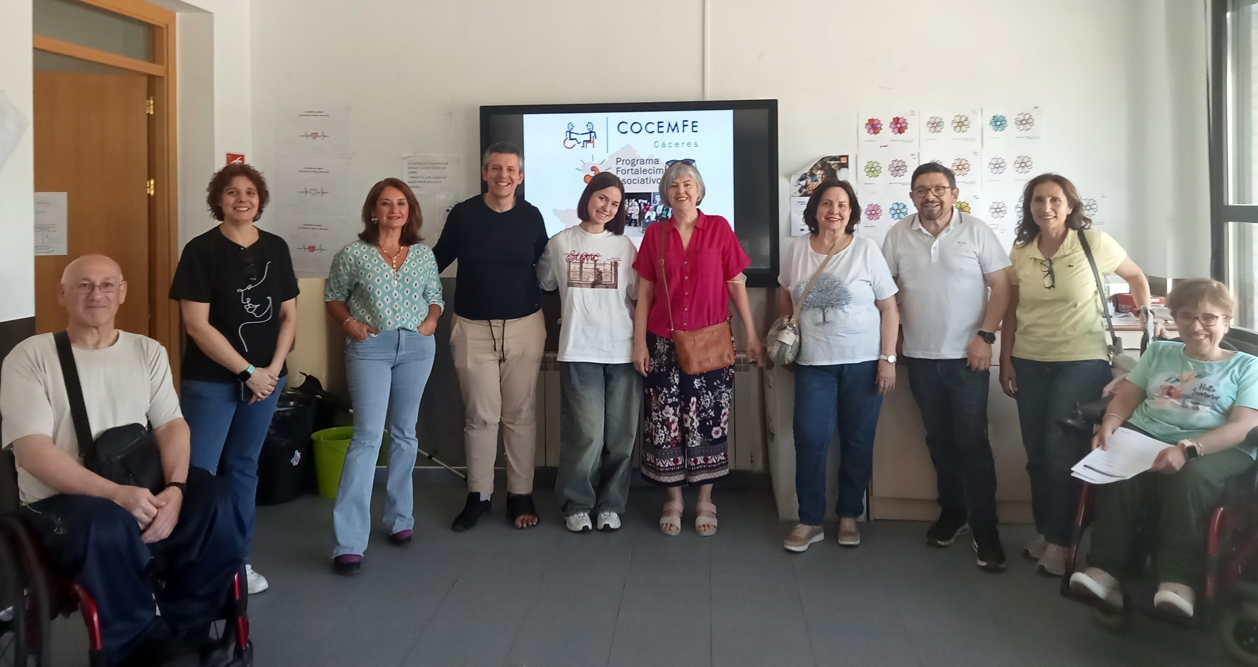 Cocemfe Cáceres impulsa la coordinación entre sus entidades federadas con un Programa de Fortalecimiento Asociativo