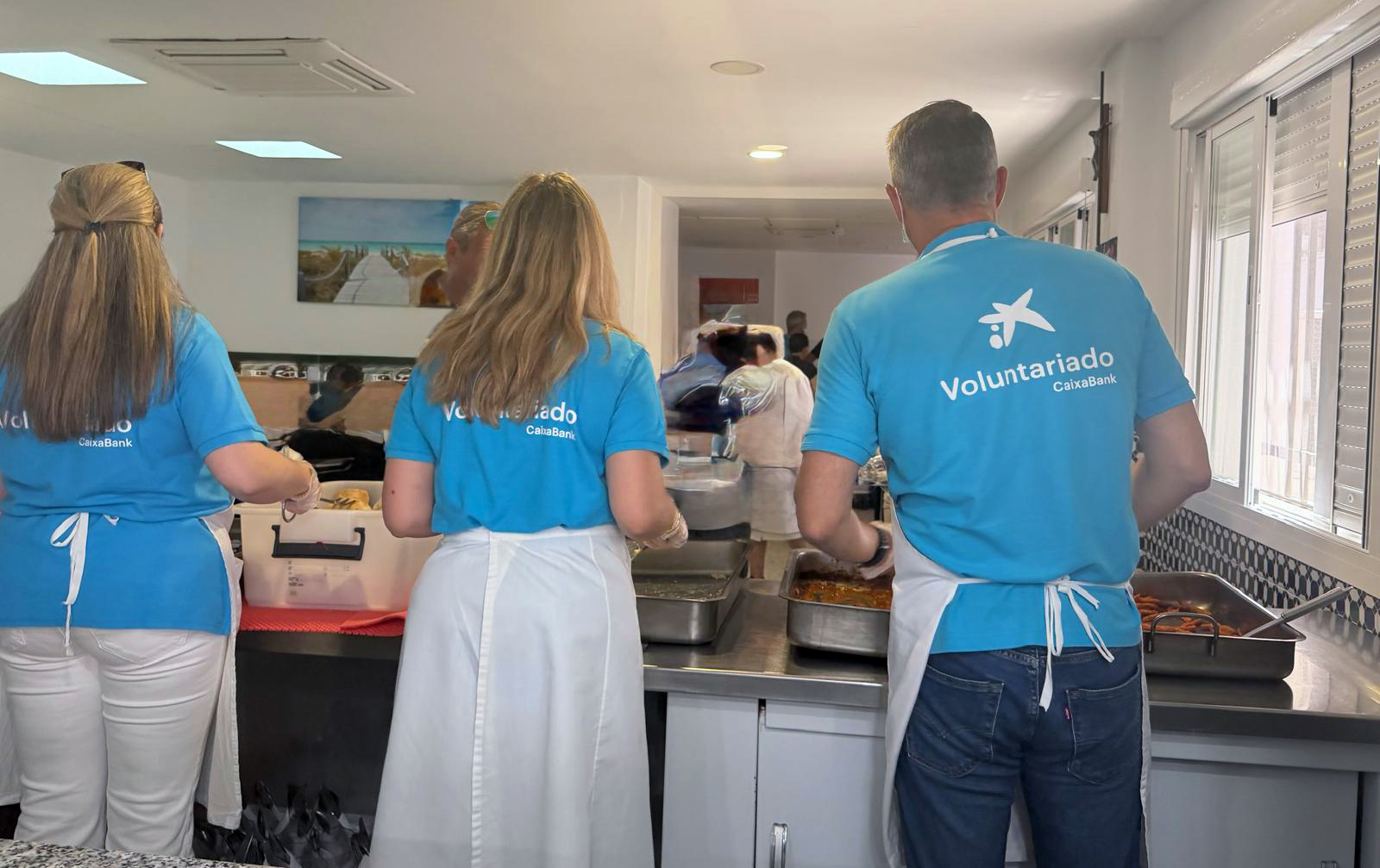 20260703_voluntariado_caixa El programa de voluntariado de CaixaBank moviliza a 130 personas y alcanza a 1.400 beneficiarios en Extremadura