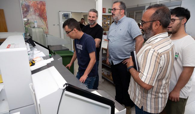 La Diputación de Cáceres impulsa la inclusión laboral en la imprenta provincial