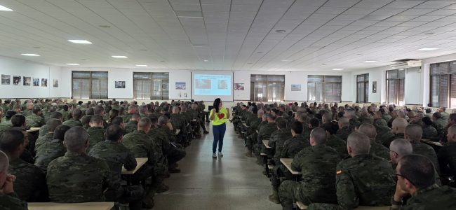 ADMO Extremadura vuelve a promover la donación de médula en el ámbito militar en Cáceres