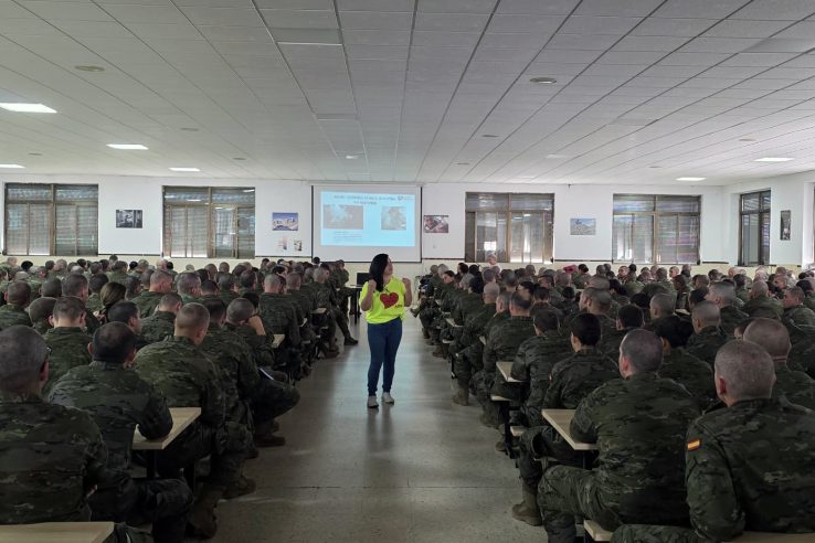 ADMO Extremadura vuelve a promover la donación de médula en el ámbito militar en Cáceres