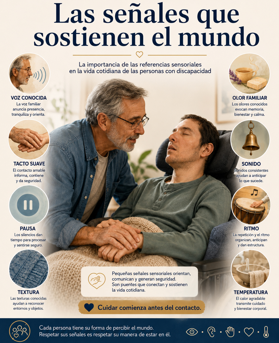 20260804_discapacidad_carloscanelo Las señales que sostienen el mundo. La importancia de las referencias sensoriales en la vida cotidiana de las personas con discapacidad