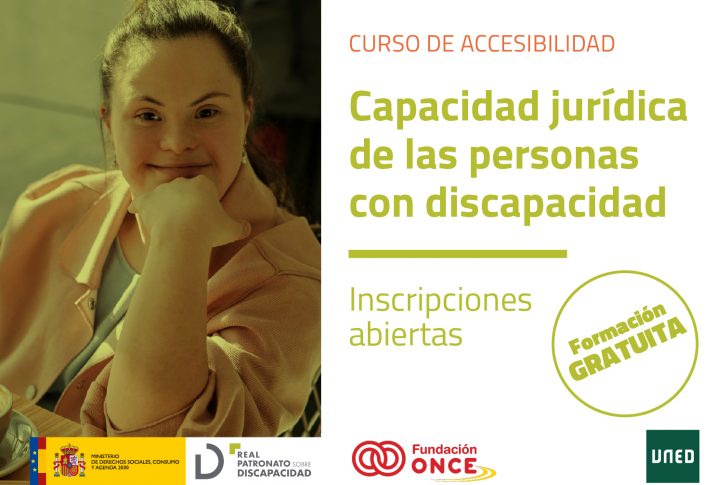 La UNED ofrece un curso gratuito sobre la capacidad jurídica de las personas con discapacidad