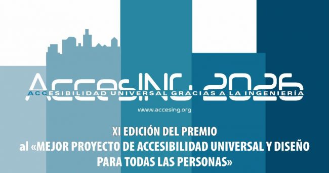 El XI Premio al Mejor Proyecto de Accesibilidad Universal y Diseño para todas las personas ya está en marcha