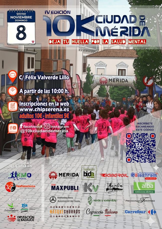 La prueba solidaria 10K de KM0 a favor de Feafes Salud Mental abre inscripciones