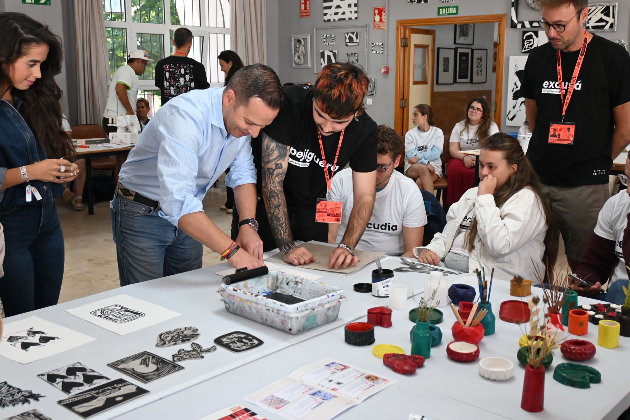 20260831_ocio_junta El campo de voluntariado 'Art Brut' reúne en Valencia de Alcántara a jóvenes y personas con discapacidad intelectual a través de la creación artística