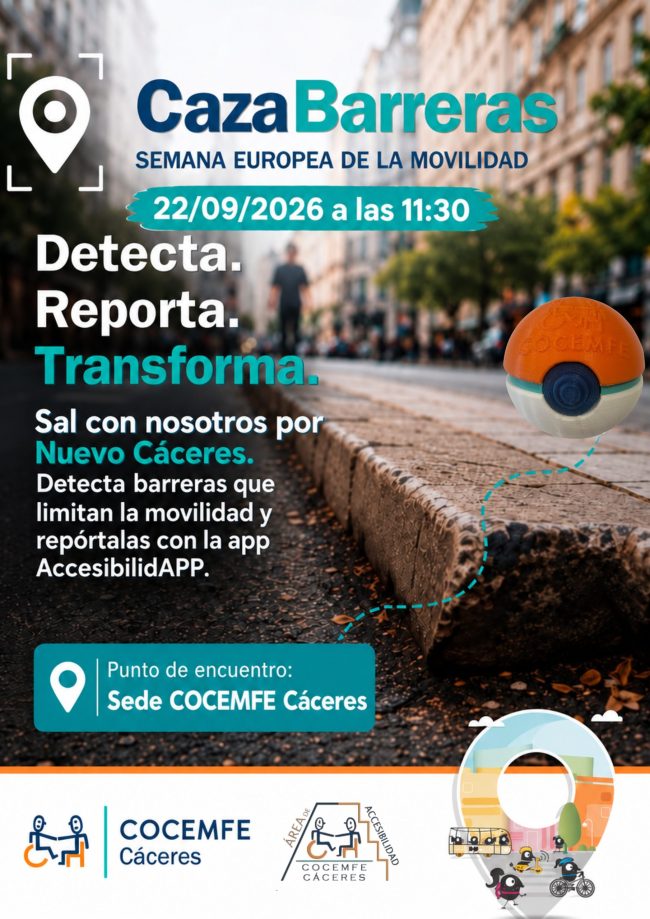 Cocemfe Cáceres se implica en la Semana Europea de la Movilidad