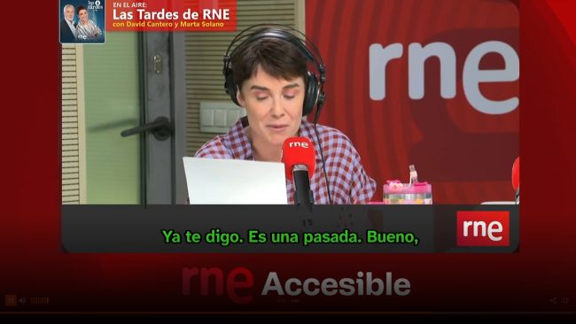 Cuando la radio también se ve. RNE Accesible prepara su salto a la TDT