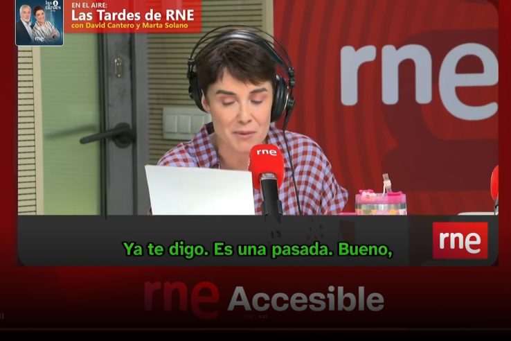 Cuando la radio también se ve. RNE Accesible prepara su salto a la TDT