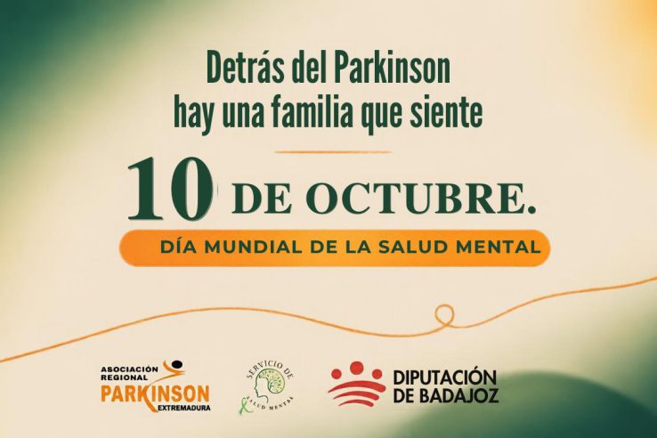 Parkinson Extremadura conmemora el Día mundial de la salud mental centrándose en el impacto de la enfermedad sobre las familias