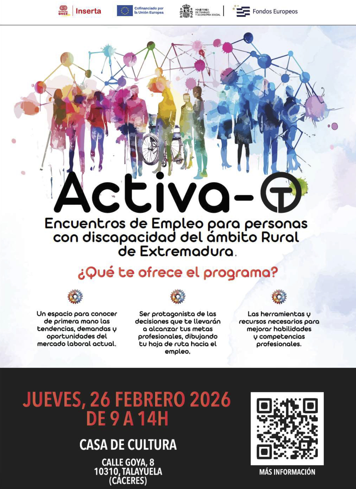 2026225_formacion_once El programa 'ActivaT' de Fundación ONCE llega a Talayuela el 26 de febrero de 2026