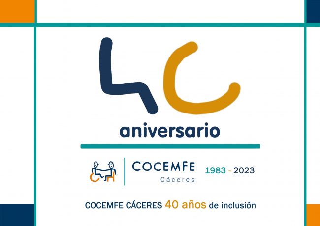 Cocemfe Cáceres celebra 40 años de inclusión