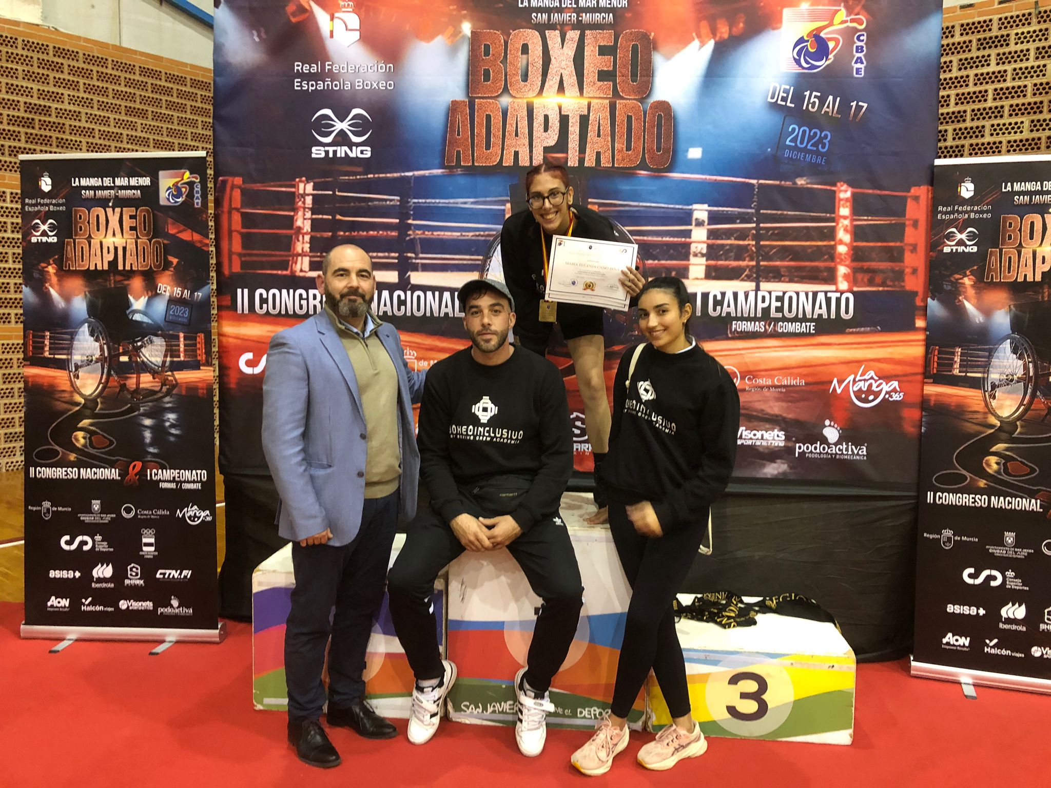 Campeonato de España de Boxeo Adaptado La extremeña Mariu Cano se convierte en campeona de España de boxeo adaptado