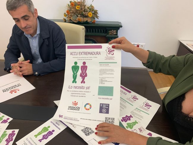 ACCU Extremadura y la Diputación de Badajoz ayudarán a las personas con enfermedades inflamatorias intestinales