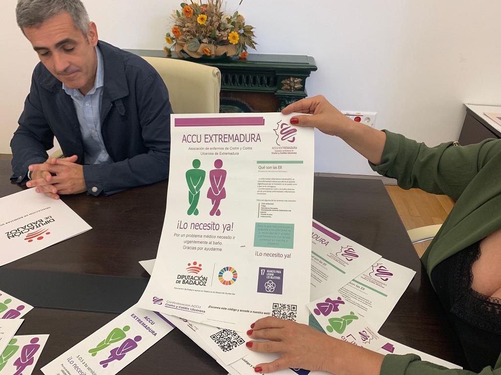 ACCU Extremadura ACCU Extremadura y la Diputación de Badajoz ayudarán a las personas con enfermedades inflamatorias intestinales