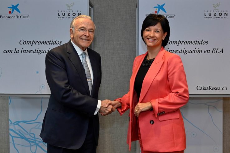 Las fundaciones La Caixa y Francisco Luzón renuevan su alianza para apoyar la investigación de la ELA