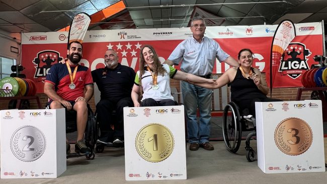 La deportista Lorda Zabala se prepara para el mundial tras su éxito en el Campeonato por CCAA y la 4ª Jornada Nacional Absoluta de Para Powerlifting