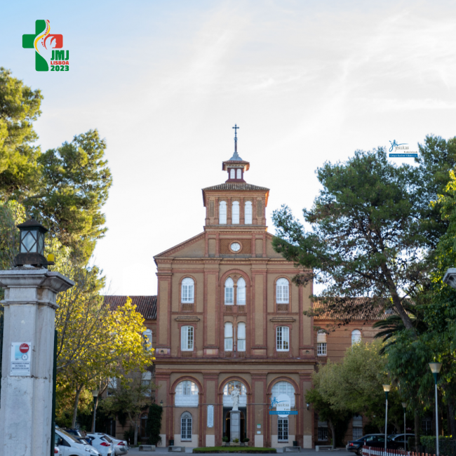 El Colegio San José de Villafranca de los Barros acoge a jóvenes peregrinos de todo el mundo que se dirigen a Lisboa por la JMJ 2023