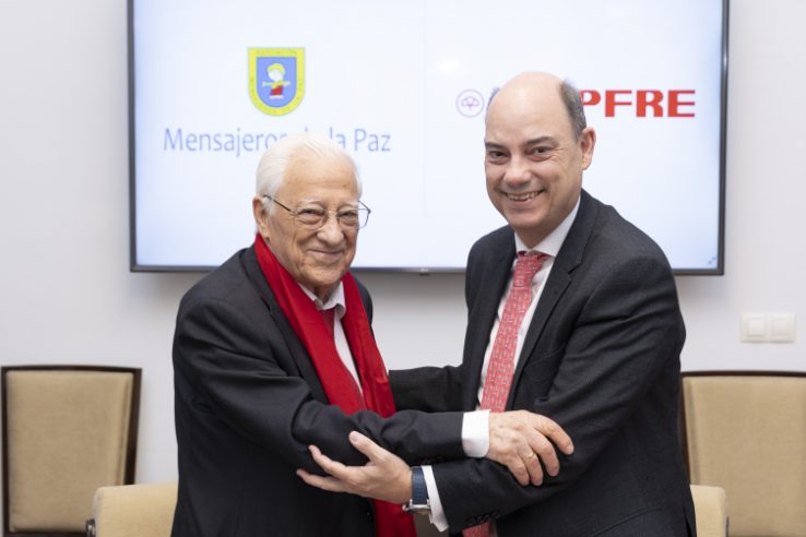 Mapfre y Mensajeros de la Paz firman un acuerdo para mejorar la atención a las personas mayores en España