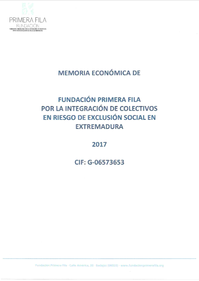 Memoria económica 2017. Formato PDF (nueva ventana)