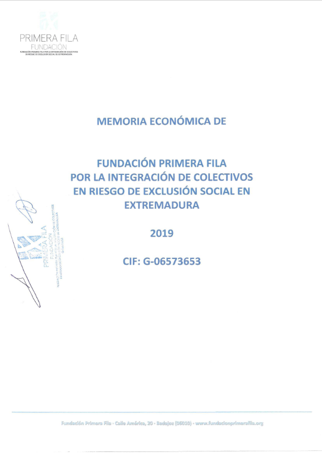 Memoria económica 2019. Formato PDF (nueva ventana)
