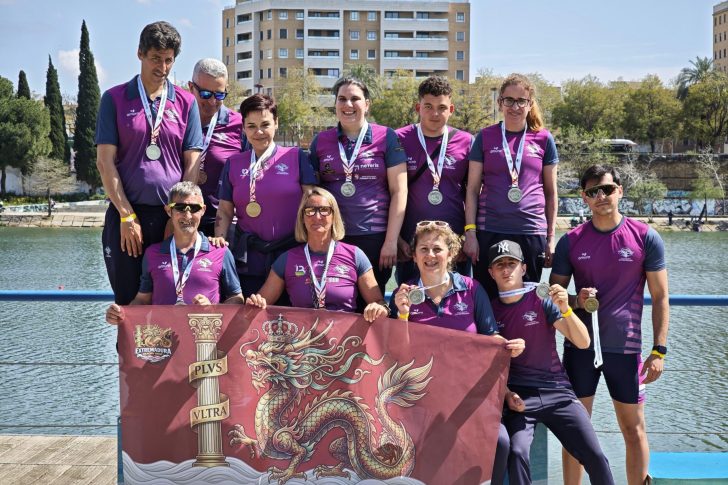 El Extremadura Dragon Boat consigue dos medallas en el Campeonato de España de Barco Dragón