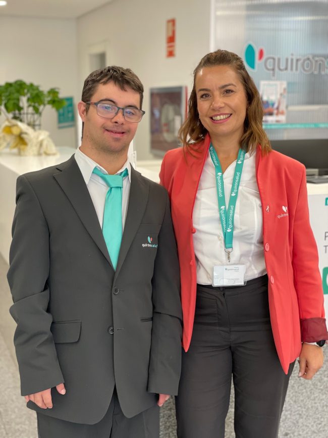 Quirónsalud Clideba y Down Badajoz colaboran para reforzar la empleabilidad de personas con discapacidad intelectual